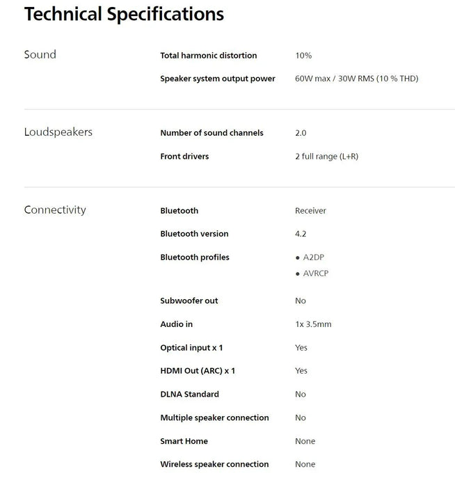 Philips TAB5105 TV Soundbar Speaker TAB5105 - LX2001 - Homewares, Outdoor, Phone Accessories, Cases, Speakers, Headphones + More -