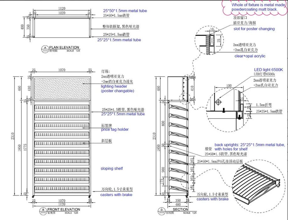 12 Tier Paint Rack W/Signage Large Stand Scale Modellers Supply - LX2001 - Homewares, Outdoor, Phone Accessories, Cases, Speakers, Headphones + More -