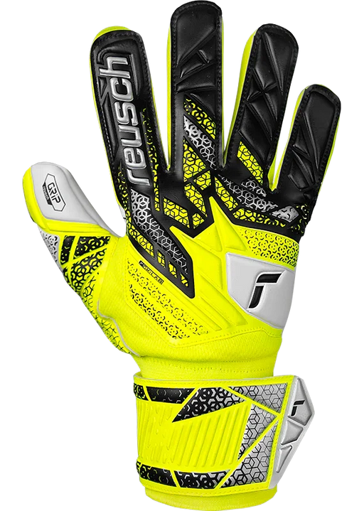 Reusch Attrakt Grip Safety Yellow Soccer Football Goalkeeper Gloves - Size 9 - LX2001 - Homewares, Outdoor, Phone Accessories, Cases, Speakers, Headphones + More -