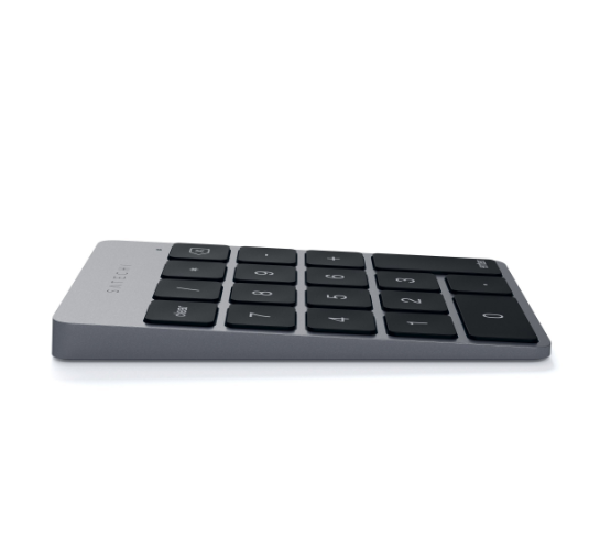SATECHI Slim Wireless Bluetooth Rechargeable MacBook Keypad - Space Grey ST-SALKPM 879961006396 - LX2001 - Homewares, Outdoor, Phone Accessories, Cases, Speakers, Headphones + More -