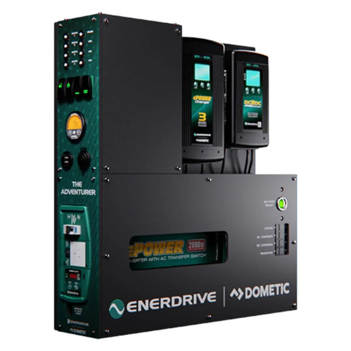 Enerdrive Adventurer Power System Left Mount 40Ac 40Dc 2000X Inc Epro+ - LX2001 - Homewares, Outdoor, Phone Accessories, Cases, Speakers, Headphones + More -