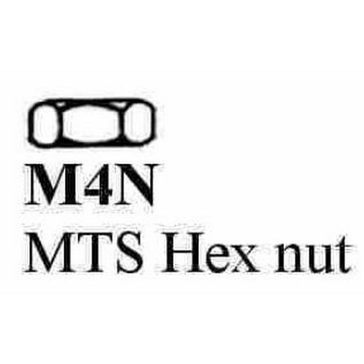 nut m4 black