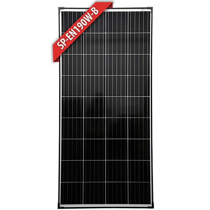 Enerdrive Solar Panel - 190W Mono Black - LX2001 - Homewares, Outdoor, Phone Accessories, Cases, Speakers, Headphones + More -