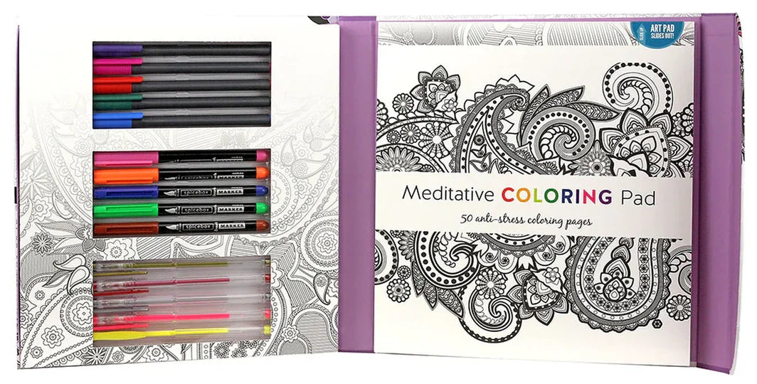 Sketch Plus Deluxe Meditative Coloring - LX2001 - Homewares, Outdoor, Phone Accessories, Cases, Speakers, Headphones + More -