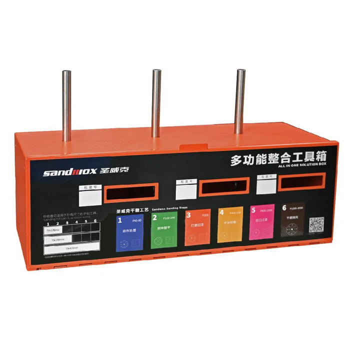 Sandwox All In One Solution Box For Sanding Discs And Rolls - LX2001 - Homewares, Outdoor, Phone Accessories, Cases, Speakers, Headphones + More -