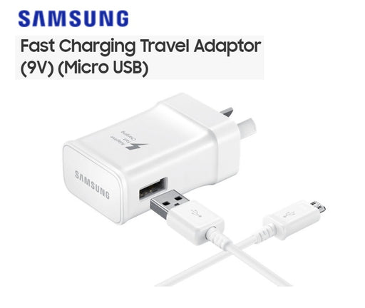 Samsung Fast Charging Travel Adaptor (9V) (Micro USB) EP-TA20HWEUGAU