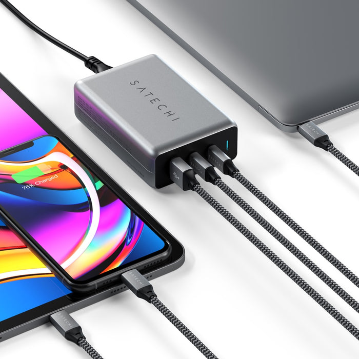 Satechi 100W USB-C PD GaN Compact Wall Charger ST-TC100GM-AU 879961009250