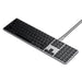 Satechi Slim W3 Wired Backlit Keyboard - Space Grey ST-UCSW3M 879961009083 - LX2001 - Homewares, Outdoor, Phone Accessories, Cases, Speakers, Headphones + More -