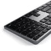 Satechi Slim W3 Wired Backlit Keyboard - Space Grey ST-UCSW3M 879961009083 - LX2001 - Homewares, Outdoor, Phone Accessories, Cases, Speakers, Headphones + More -
