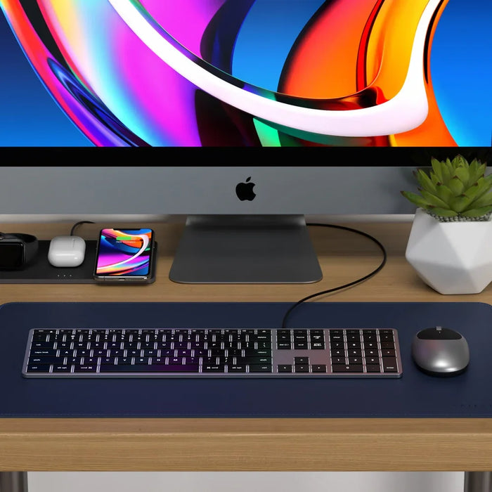 Satechi Slim W3 Wired Backlit Keyboard - Space Grey ST-UCSW3M 879961009083 - LX2001 - Homewares, Outdoor, Phone Accessories, Cases, Speakers, Headphones + More -