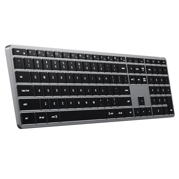 Satechi Slim X3 Bluetooth Backlit Keyboard - Space Grey ST-BTSX3M 879961009052 - LX2001 - Homewares, Outdoor, Phone Accessories, Cases, Speakers, Headphones + More -