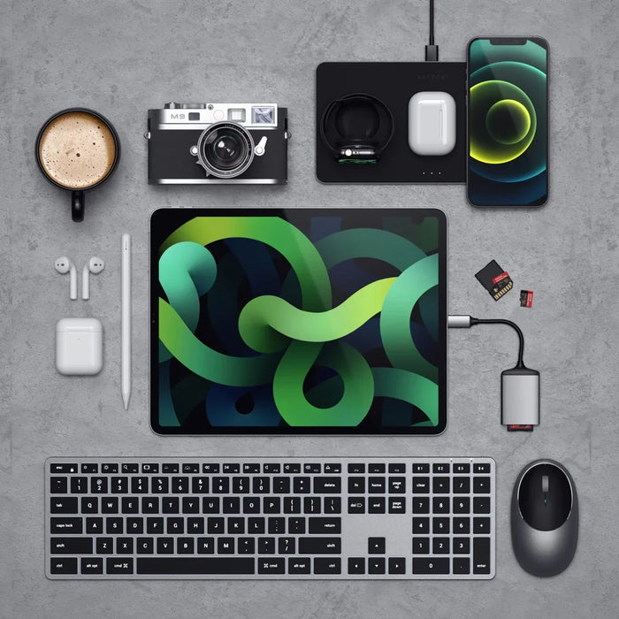 Satechi Slim X3 Bluetooth Backlit Keyboard - Space Grey ST-BTSX3M 879961009052 - LX2001 - Homewares, Outdoor, Phone Accessories, Cases, Speakers, Headphones + More -