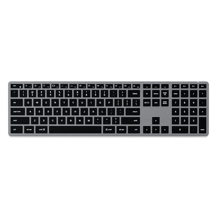 Satechi Slim X3 Bluetooth Backlit Keyboard - Space Grey ST-BTSX3M 879961009052 - LX2001 - Homewares, Outdoor, Phone Accessories, Cases, Speakers, Headphones + More -
