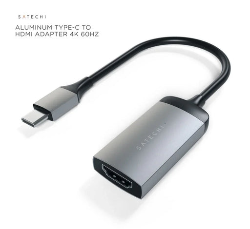 Satechi Type-C / USB-C to 4K HDMI Adaptor - Space Grey ST-TC4KHAM - LX2001 - Homewares, Outdoor, Phone Accessories, Cases, Speakers, Headphones + More -