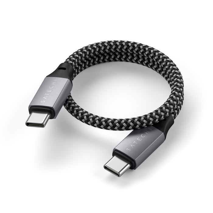 Satechi USB-C to USB-C Short 25cm Cable - Space Grey ST-TCC10M 879961009014