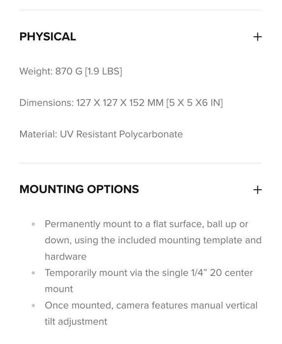 Sionyx Nightwave Boating Night Vision Camera Grey - LX2001 - Homewares, Outdoor, Phone Accessories, Cases, Speakers, Headphones + More -