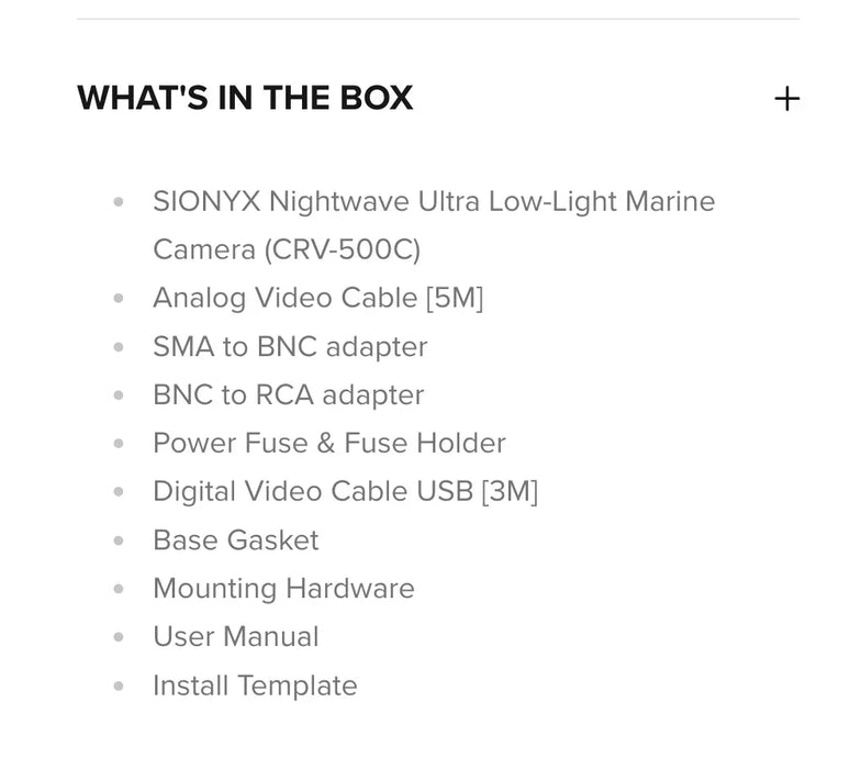 Sionyx Nightwave Boating Night Vision Camera Grey - LX2001 - Homewares, Outdoor, Phone Accessories, Cases, Speakers, Headphones + More -