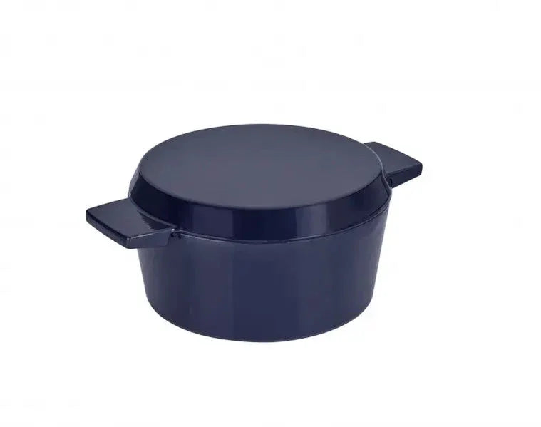 Stanley Rogers Cast Iron French Oven Mid Blue 24cm - LX2001 - Homewares, Outdoor, Phone Accessories, Cases, Speakers, Headphones + More -