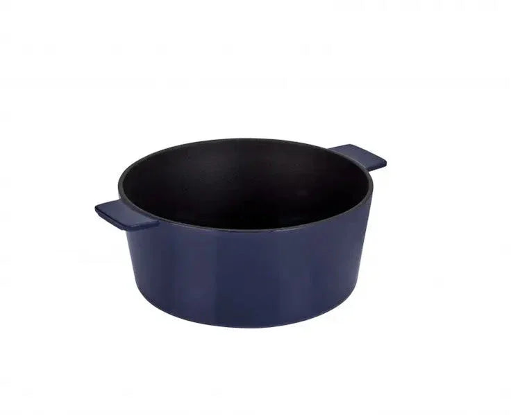 Stanley Rogers Cast Iron French Oven Mid Blue 24cm - LX2001 - Homewares, Outdoor, Phone Accessories, Cases, Speakers, Headphones + More -