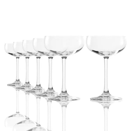 Stolzle Glass Jive Champagne 230ml Set 6