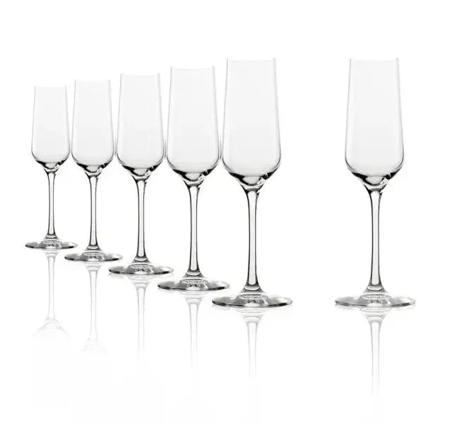 Stolzle Glass Revolution Flute 200ml Set 6 - LX2001 - Homewares, Outdoor, Phone Accessories, Cases, Speakers, Headphones + More -