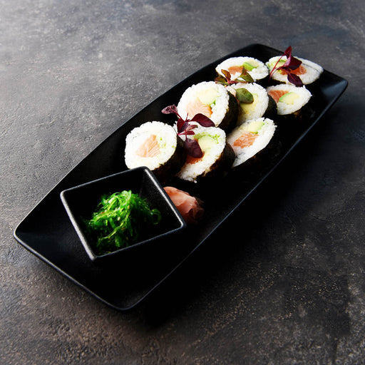 Tablekraft Black Rectangle Platter 33X14cm
