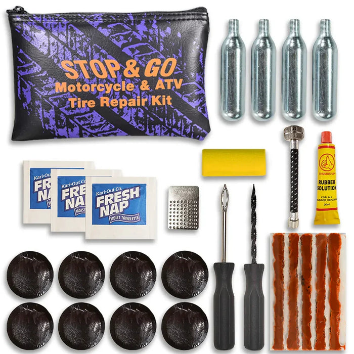 Stop & Go Tyre Plugger Motorcycle Atv Repair Kit Tube & Tubeless - LX2001 - Homewares, Outdoor, Phone Accessories, Cases, Speakers, Headphones + More -