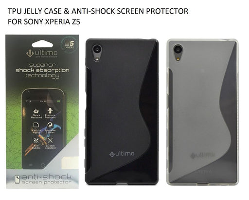 Sony Xperia Z5 Gel Case Anti-Shock Screen Protector