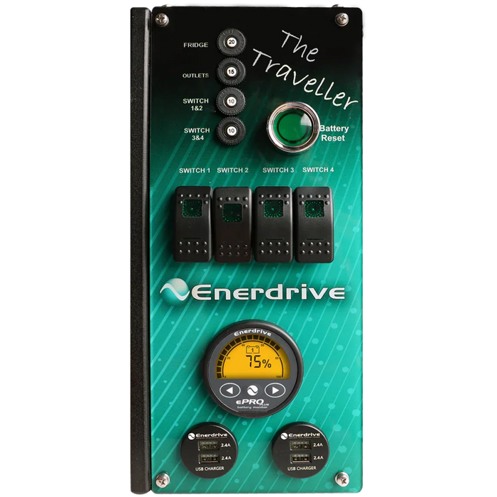 Enerdrive Traveller System Right Mount With 40A Charger, Dc To Dc & Epro+ - LX2001 - Homewares, Outdoor, Phone Accessories, Cases, Speakers, Headphones + More -