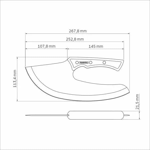 Tramontina Churrasco Black Collection Multi-purpose Cleaver 10", 25cm - LX2001 - Homewares, Outdoor, Phone Accessories, Cases, Speakers, Headphones + More -