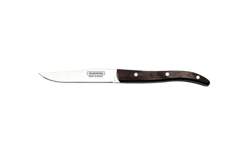 Tramontina Churrasco Steak Knife Micro Serrated Narrow Polywood 4", 10cm
