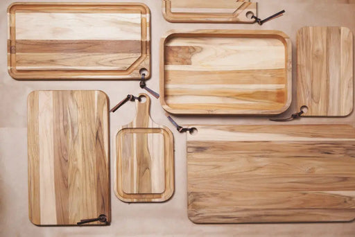 Tramontina Cutting Board with Handle, Teak Wood 400x210mm