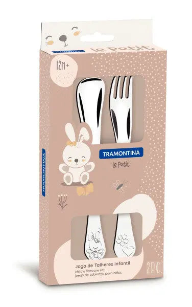 Tramontina Le Petit Girls Cutlery 2 Piece Set
