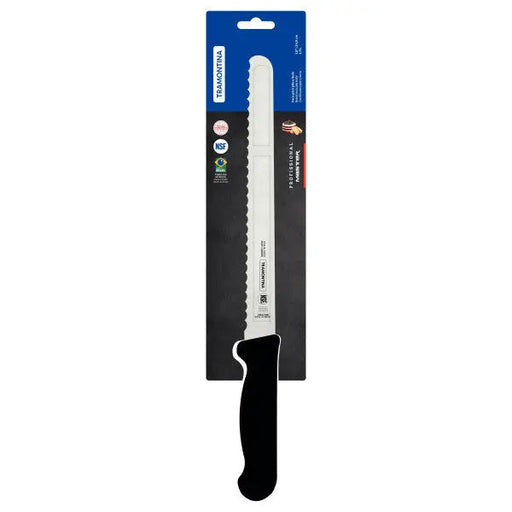 Tramontina Professional Master Black Bread Knife 10", 25cm