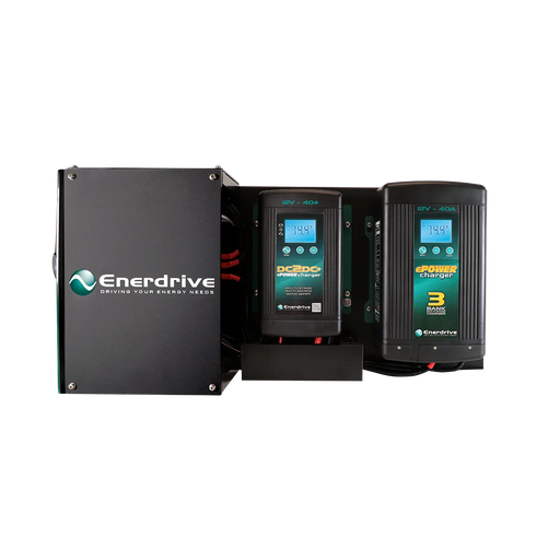 Enerdrive Traveller System Right Mount With 40A Charger, Dc To Dc & Epro+ - LX2001 - Homewares, Outdoor, Phone Accessories, Cases, Speakers, Headphones + More -