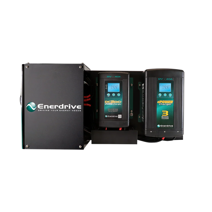 Enerdrive Traveller System Right Mount With 40A Charger, Dc To Dc & Epro+ - LX2001 - Homewares, Outdoor, Phone Accessories, Cases, Speakers, Headphones + More -