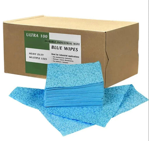 Ultra 100 Industrial Blue Wipes 200 Per Box - LX2001 - Homewares, Outdoor, Phone Accessories, Cases, Speakers, Headphones + More -