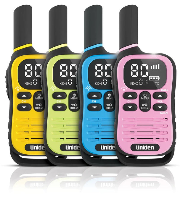 Uniden QUAD PACK 500mW UHF-CB Handhelds - Coloured Face Plates