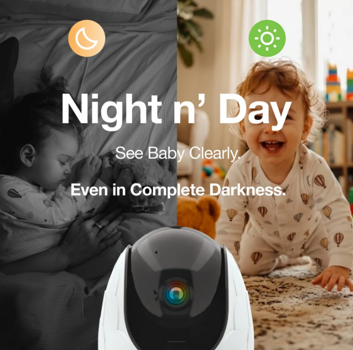 Uniden BW3531 4.3” Baby Video Monitor w/ Pan & Tilt Camera & 2 Way Talk