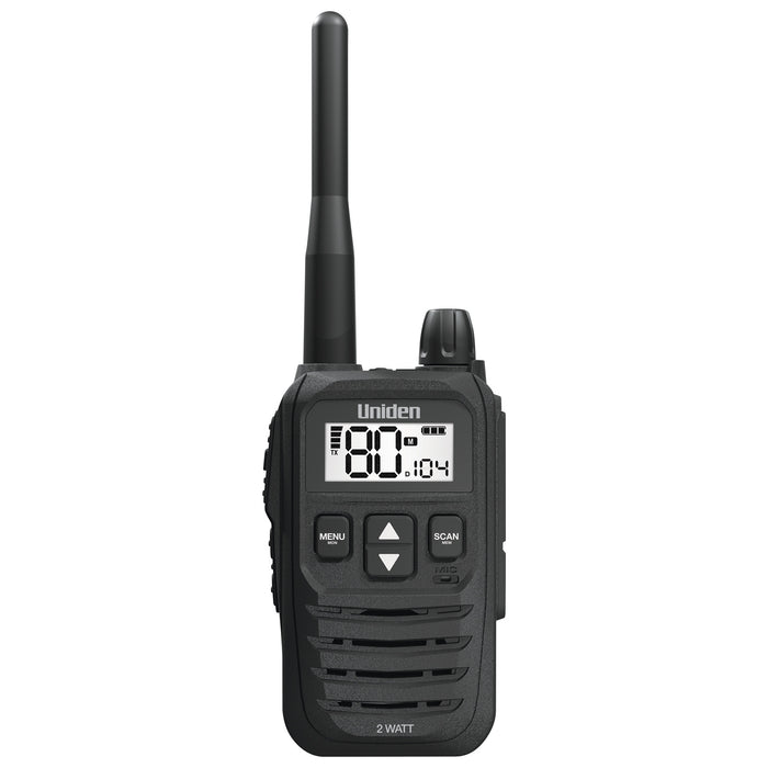 Uniden UH825-2TP 80 Channel 2 Watt handheld radio (Twin Pack)