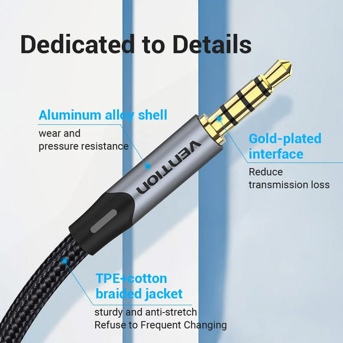 Vention Aux 3.5Mm To 3.5Mm Trs Cable 50Cm