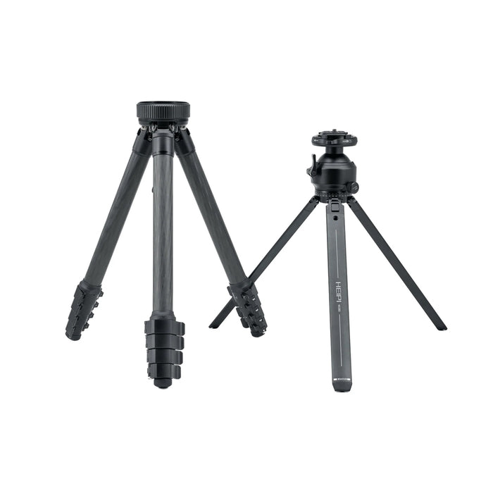 Heipi Vision 3-In-1 Carbon Fiber Travel Tripod Twist Quick Release