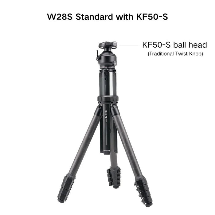 Heipi Vision 3-In-1 Carbon Fiber Travel Tripod Locking Knob - New Version!