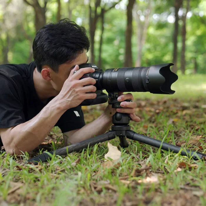 Heipi Vision 3-In-1 Carbon Fiber Travel Tripod 44.5Cm / 1.35Kg - LX2001 - Homewares, Outdoor, Phone Accessories, Cases, Speakers, Headphones + More -