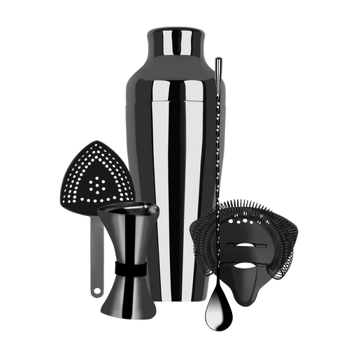 Zanzi Cocktail Set 5pc Gunmetal