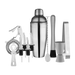 Zanzi Cocktail Set 11pc Stainless Steel In Bartender Bag - LX2001 - Homewares, Outdoor, Phone Accessories, Cases, Speakers, Headphones + More -