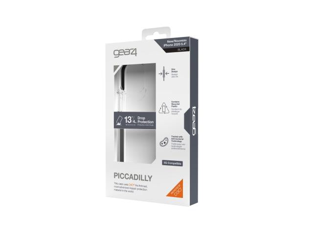 Zagg Gear4 Apple iPhone 12 Mini 5.4" Piccadilly Case - Black 702006033 840056127906