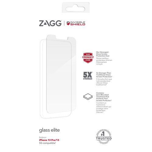 Zagg InvisibleShield Glass Elite AM - iPhone 14 / 13 / 13 Pro Screen Protector