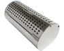 Stainless steel smoker box with perforated lid for BBQ grilling and outdoor cooking