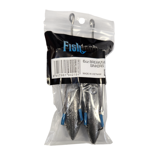 Fishtech Breakaway Sinkers 6oz (2 per pack)